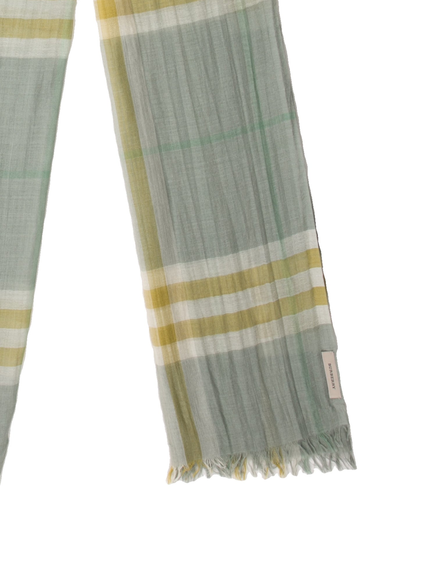 Burberry Virgin Wool Striped Scarf